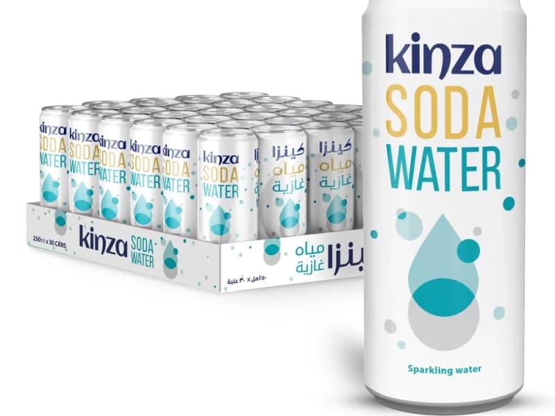 Kinza Soda Water CSD - 250ml x 30 Pcs
