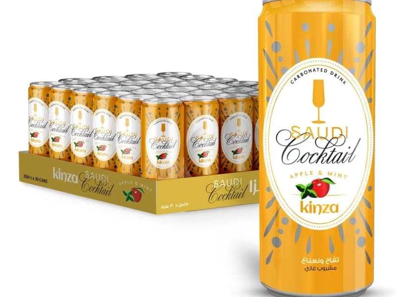 Kinza Saudi Champagne CSD - 250ml x 30 Pcs