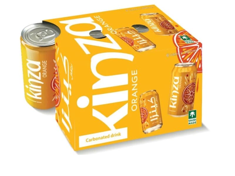 Kinza orange 6 pack 360ml